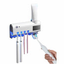 Porta Escova de Dentes Suporte de Pasta Automático e Esterilizador Uv