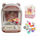 Mini Máquina De Pegar Ursinhos Branca, Máquina De Pegar Bichinhos De Pelúcia, Máquina De Garra Infantil, Mini Máquina De Pegar Pelúcia Com Luzes, Máquina De Pegar Ursinhos De Brinquedo