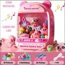 Mini Máquina De Pegar Ursinhos Branca, Máquina De Pegar Bichinhos De Pelúcia, Máquina De Garra Infantil, Mini Máquina De Pegar Pelúcia Com Luzes, Máquina De Pegar Ursinhos De Brinquedo