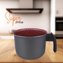 Super Jogo De Panelas Dona Chefa  Elegan 20 peças Prime Rosê Anti Aderente Tampa de Vidro Com Espátulas Utensílios De Silicone