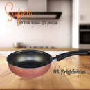 Super Jogo De Panelas Dona Chefa  Elegan 20 peças Prime Rosa Anti Aderente Tampa de Vidro Com Espátulas Utensílios De Silicone