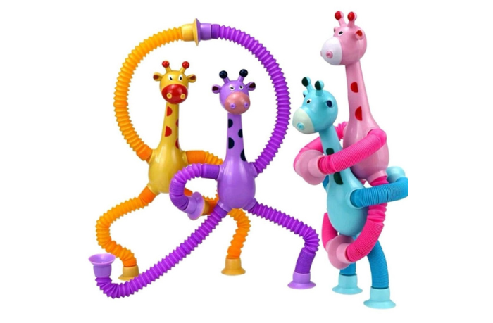 Pop Tube Girafa Mágica Flexível
