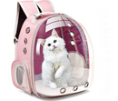 Bolsa Mochila Pet Cães e Gatos Visão Panorâmica Astronauta em Acrílico