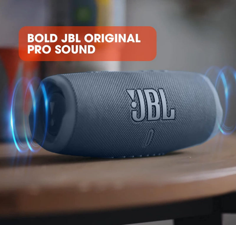 JBL, Caixa de Som, Charge 5, Bluetooth, À Prova D'água e Poeira - Azul