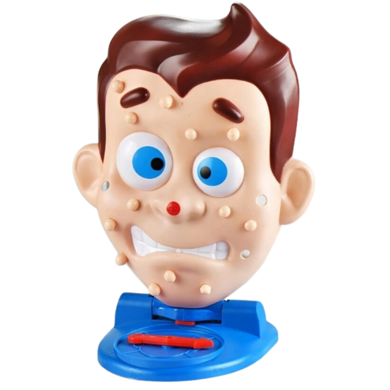 Jogo Super Divertido e Engraçado de Espremer Espinhas com Spray de água,  jogo de tabuleiro interessante para pais e filhos, espremer o rosto, acne, antiestresse, brinquedo novidade para crianças