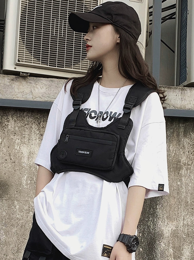 Functional Casual Cool Men's Ins Trendy Vest Bag