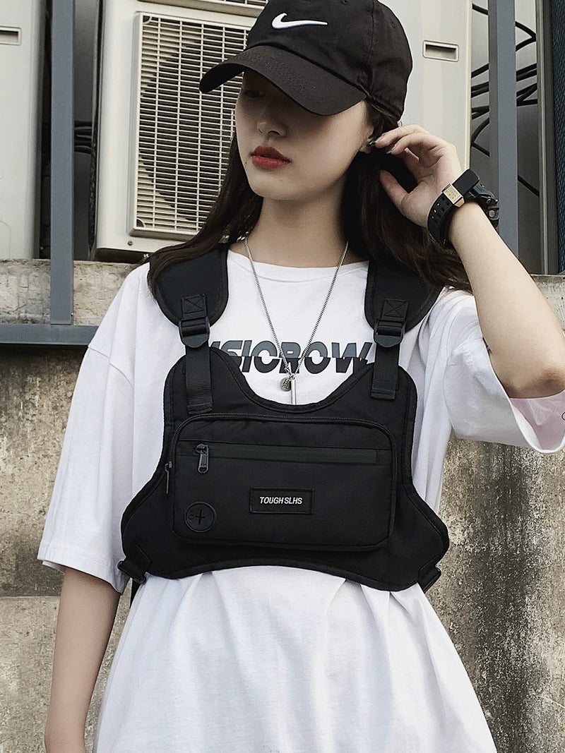 Functional Casual Cool Men's Ins Trendy Vest Bag