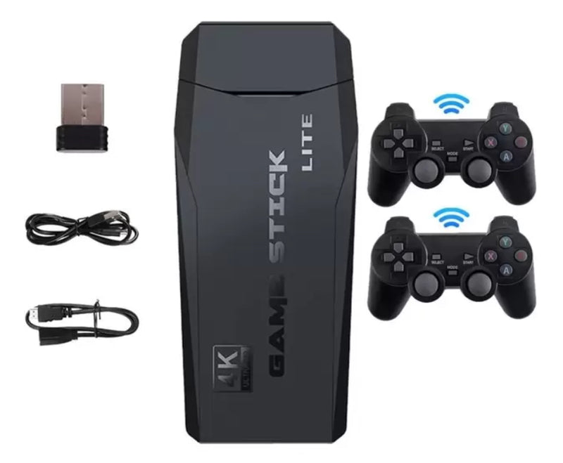 Game Stick 4k Retrô 64 GB 15 Mil Jogos