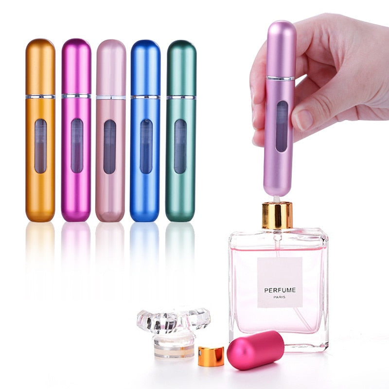 Mini Frasco de Perfume Várias cores