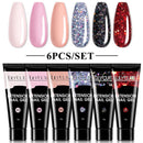 KIT POLYGEL- Extensões de Unhas Nail Extension Gel Set