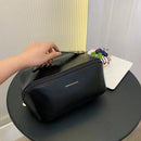 Bolsa de cosméticos BasiKee organizadora de maquiagem portátil de grande capacidade.