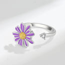 Anel Feminino Giratório Anti-stress Anti-Ansiedade Ajustável– BasiKee